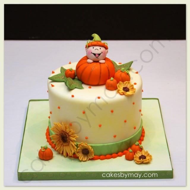 Halloween Baby Shower Cake