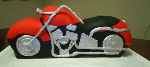 Harley-Davidson Motorcycle Cake