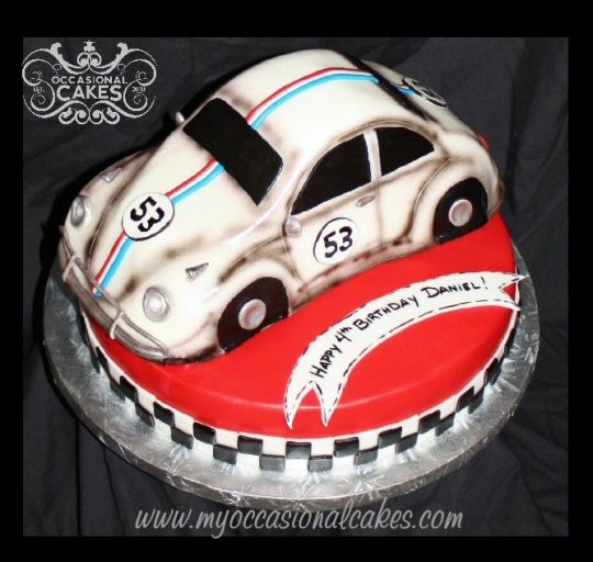 Herbie Love Bug Cake