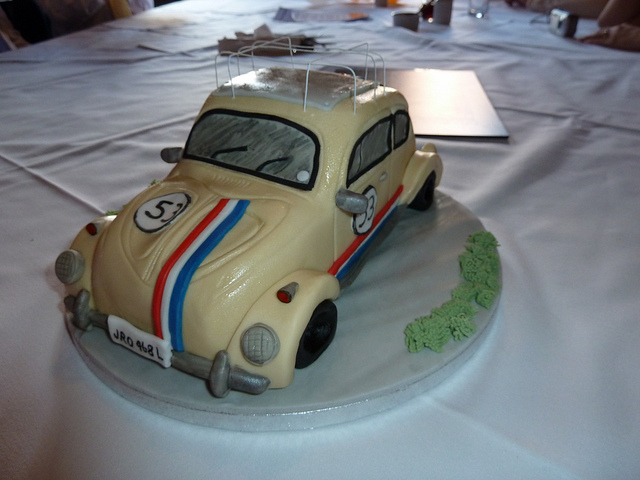 Herbie Love Bug Cake