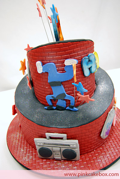 Hip Hop Dance Birthday Cake