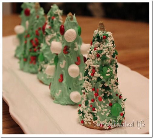 Ice Cream Cone Christmas Trees