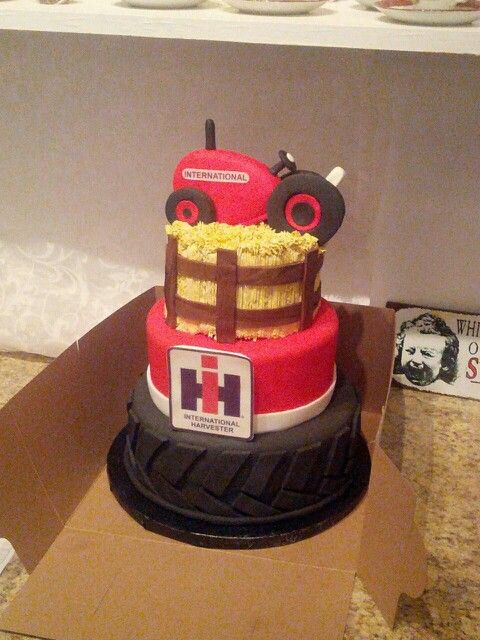 International Tractor Birthday Cakes