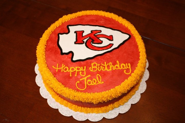 Kansas City Chiefs Football Cake