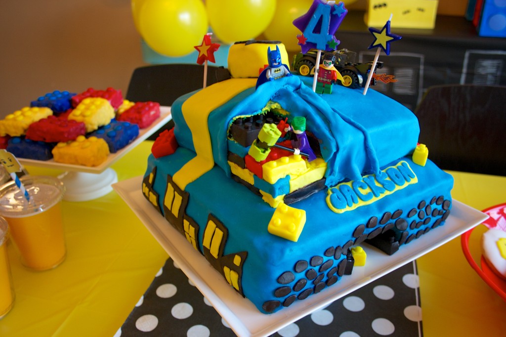 LEGO Batman Birthday Cake