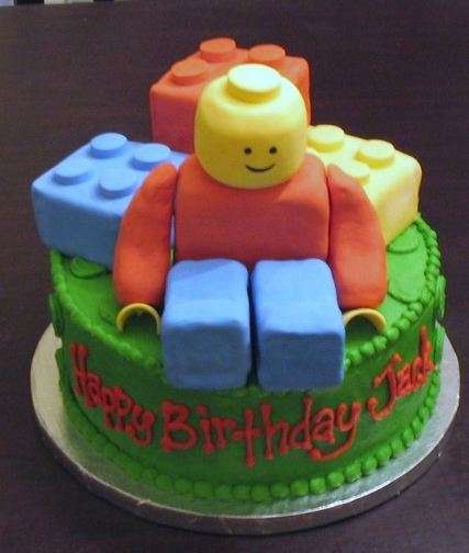 LEGO Birthday Cake Idea