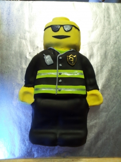 LEGO Fireman Cake