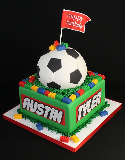 LEGO Soccer Cake