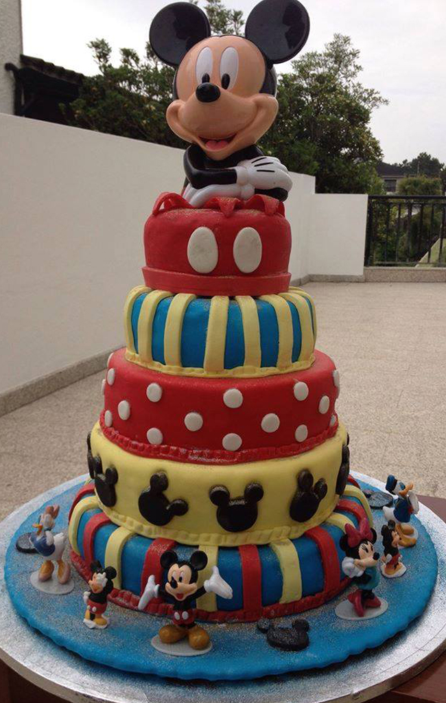 Mickey Mouse Birthday Cake