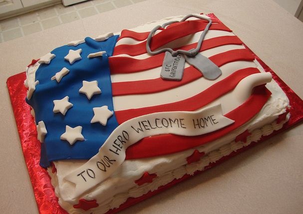 Military Deployment Cake