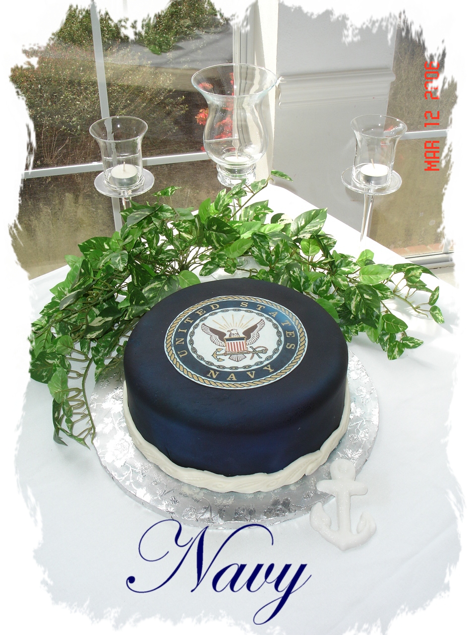 Military Grooms Wedding Cake