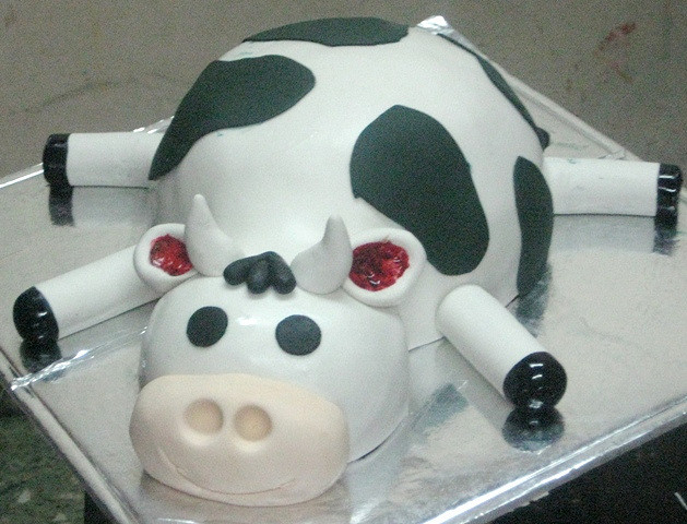 9 Photos of Cakes Shaped Like A Cow