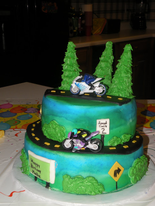 Motorcycle Cake