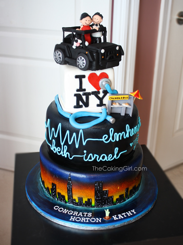 New York City Wedding Cake