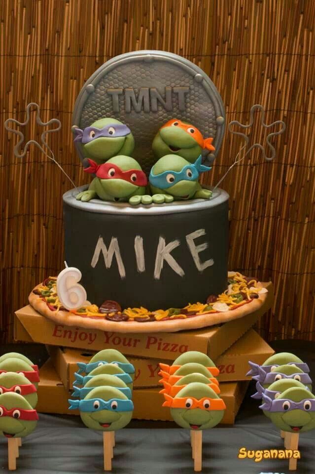 Ninja Turtle Birthday Cake