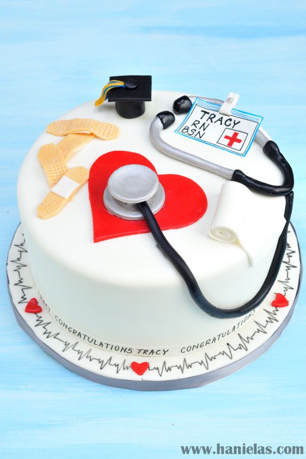 Nurse Graduation Cake Idea