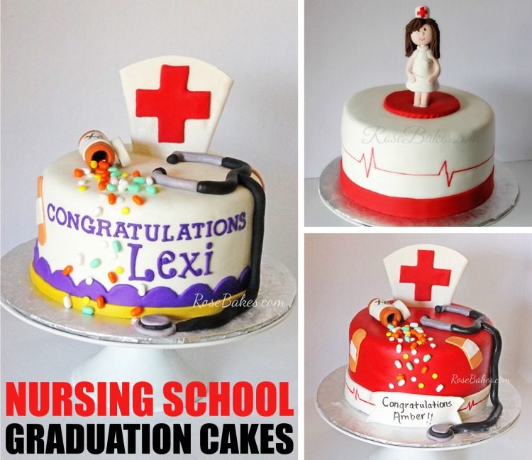 Nursing School Graduation Cake