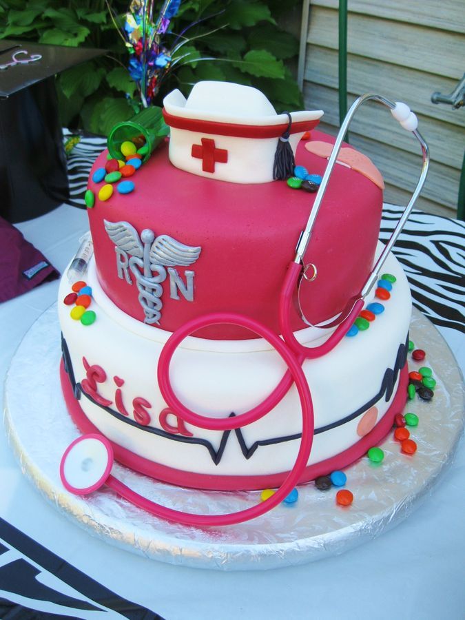 Nursing School Graduation Cake