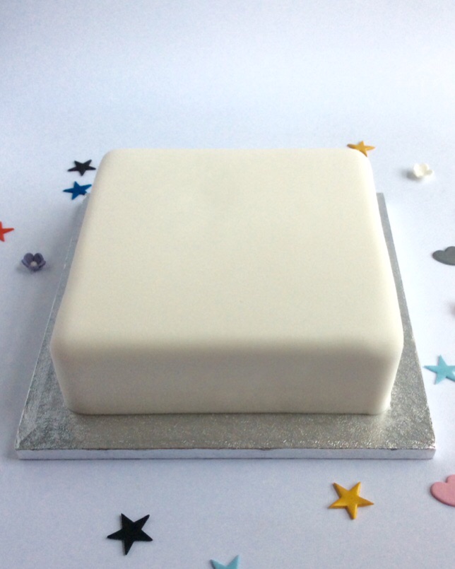 9 Photos of White On White Square Cakes