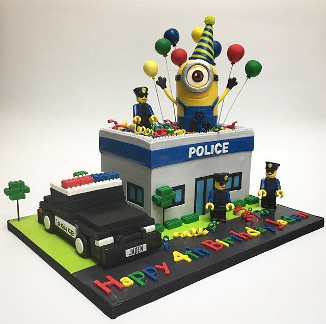 Police Birthday Cake