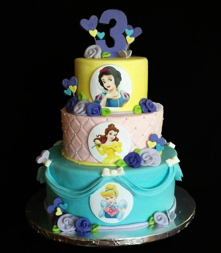 Princess Birthday Cake for 3 Year Old