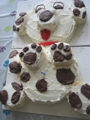 Puppy Dog Birthday Cake