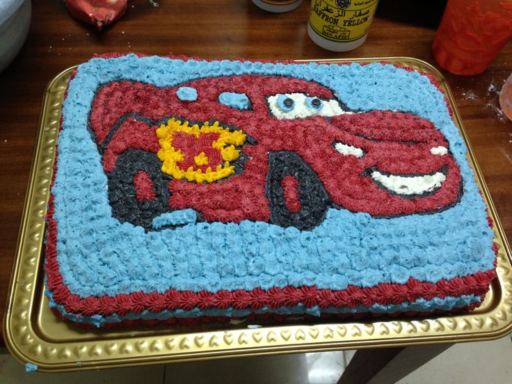 Simple Disney Cars Cake