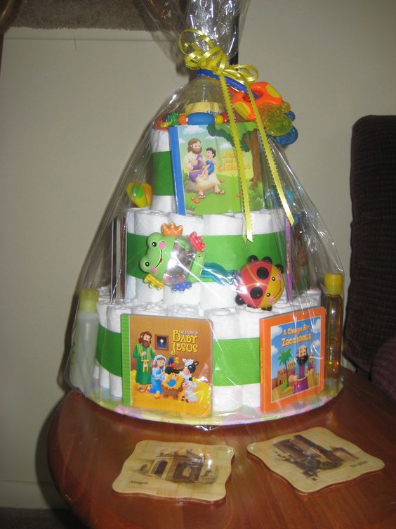 Storybook Baby Shower Diaper Cake