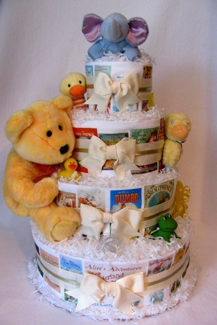 Storybook Themed Baby Shower Cake