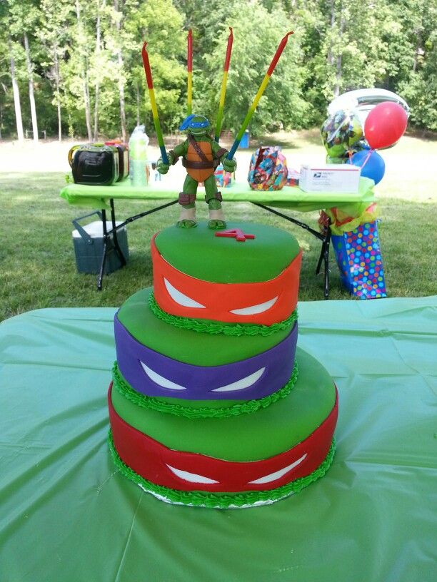 Teenage Mutant Ninja Turtle Cake