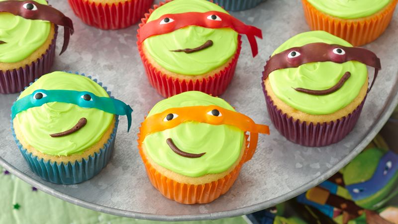 Teenage Mutant Ninja Turtle Cupcakes