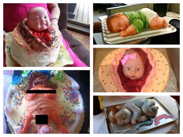 Ugly Baby Shower Cakes