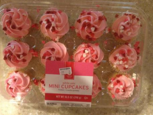 Valentine Cupcakes at Target