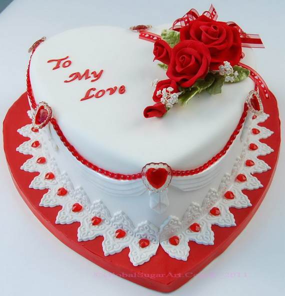 11 Photos of Decorated Cakes For Valentine's