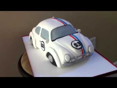 Volkswagen Beetle How to Make a Cake