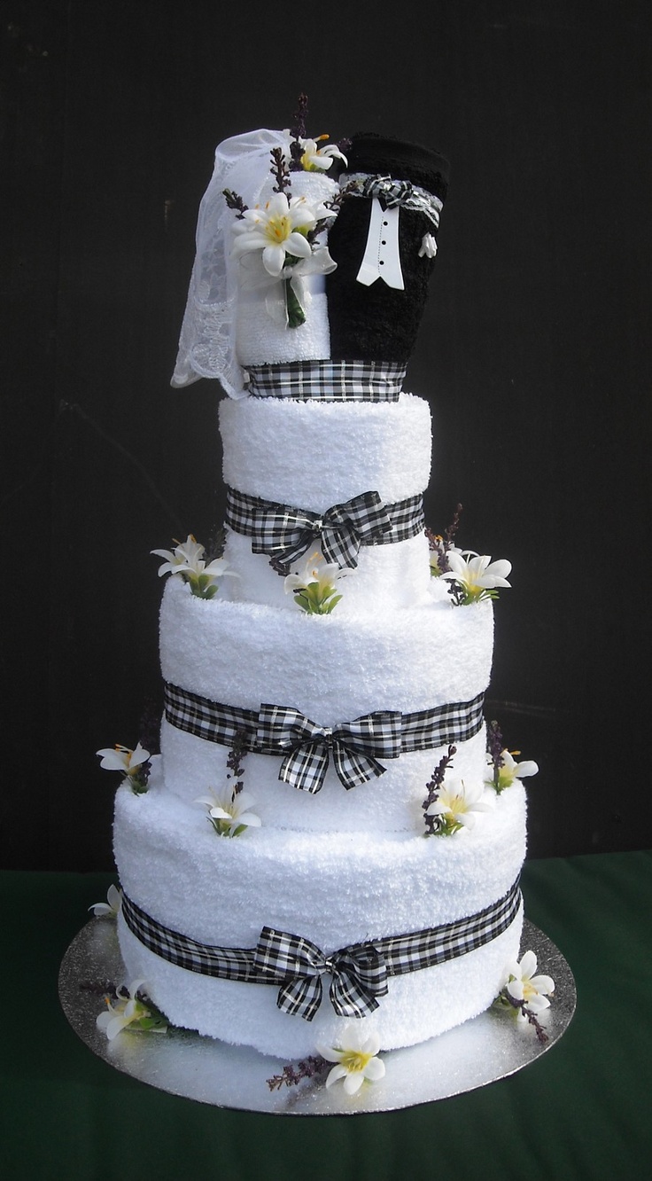 Wedding Towel Cake Ideas