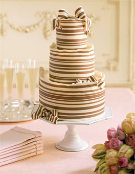 White Chocolate Wedding Cake