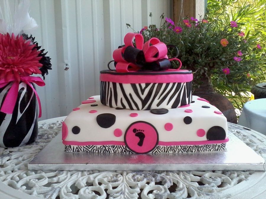 Zebra Print Baby Shower Decorations