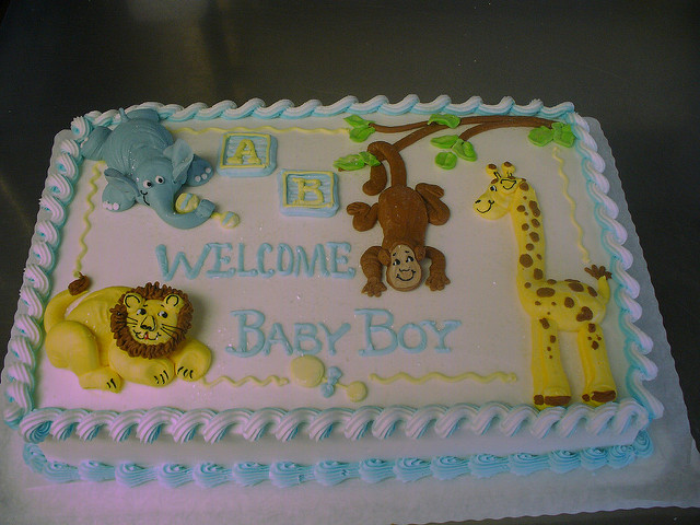 13 Photos of Animal Baby Shower Sheet Cakes