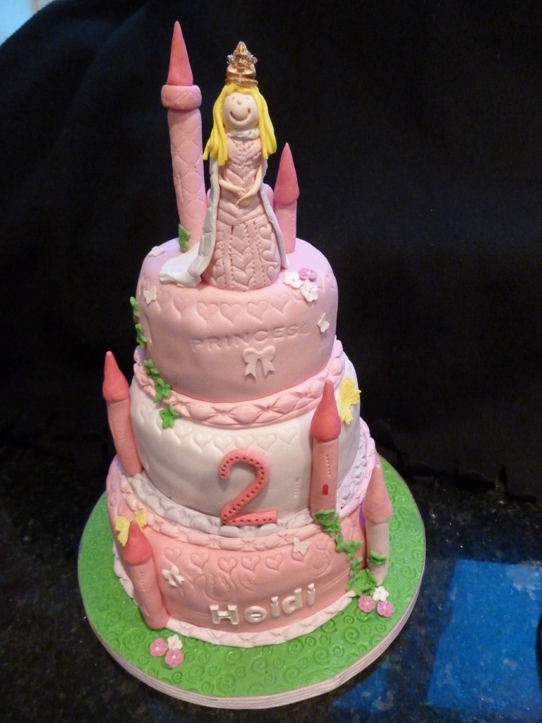 3 Tier Princess Birthday Cake