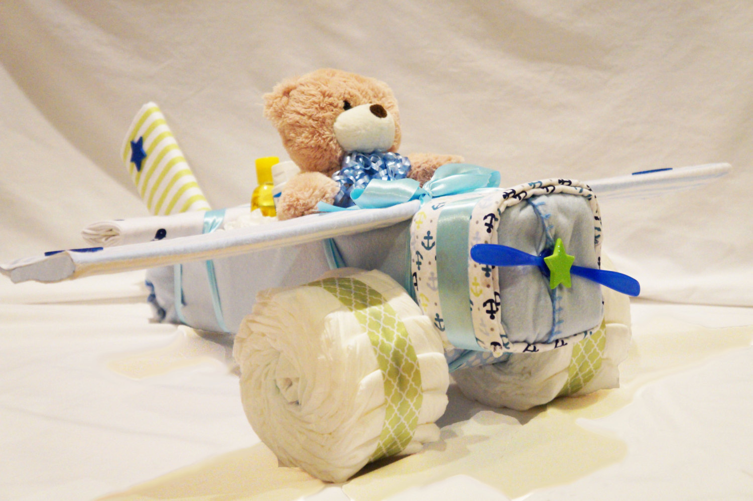 Airplane Diaper Cake