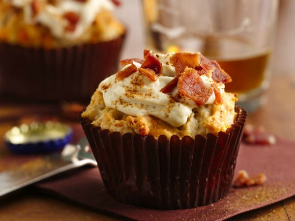 Bacon Beer Cupcakes