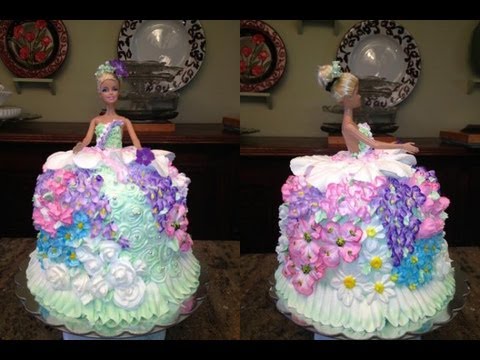 Barbie Doll Cake