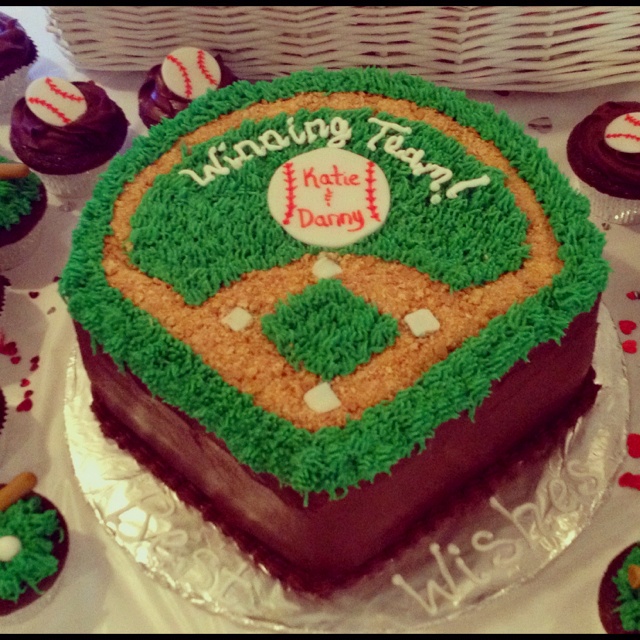 Baseball Themed Cake