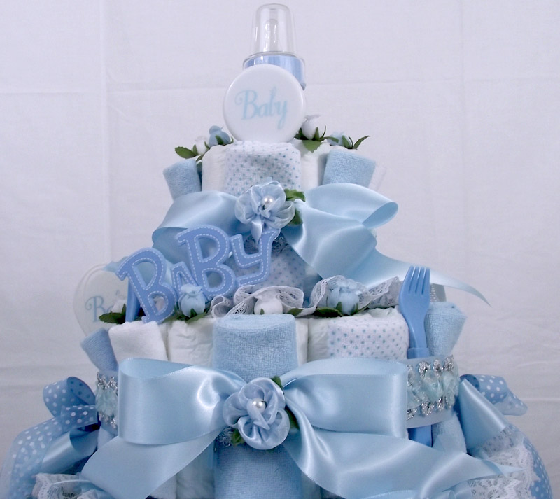 Boy Baby Shower Diaper Cake