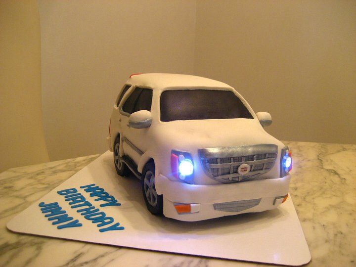 Cadillac Car Birthday Cakes