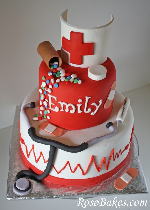 Cake Graduation Nurse Nursing School