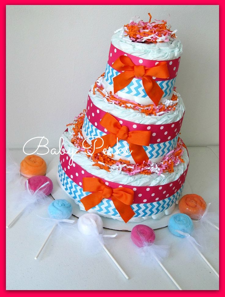 Candyland Diaper Cake