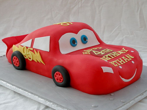 9 Photos of 3D Car Cakes For Boys