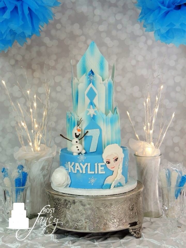 Castle Birthday Cake Frozen Elsa